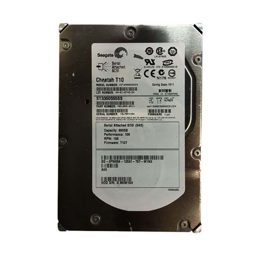Seagate ST3300555SS | Cheetah T10 Series 300GB 15000RPM SAS 3Gb/s 16MB Cache (CE) 3.5-Inch Hard Drive Refurbished - Seagate refurbished available on Gotodirect