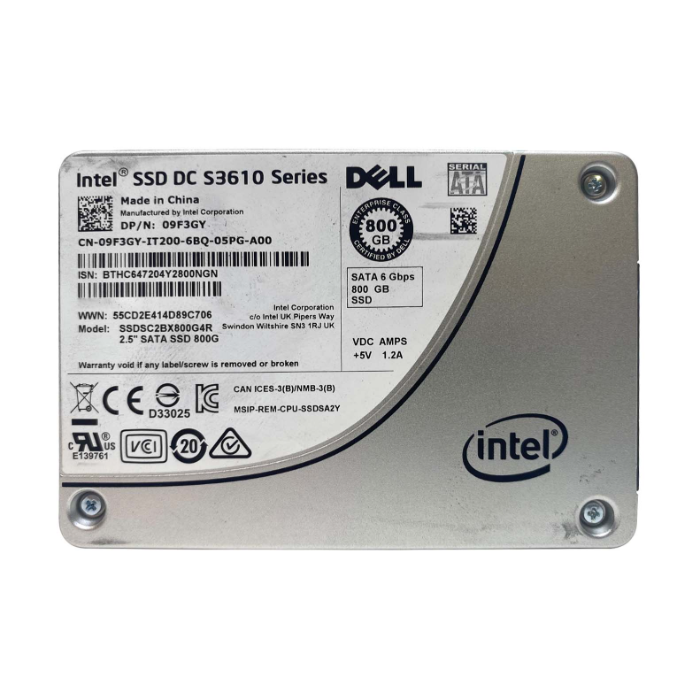 Intel SSDSC2BX800G4R | DC S3610 800GB Multi-Level Cell SATA 6Gb/s 2.5-Inch Solid State Drive Refurbished - Intel refurbished available on Gotodirect