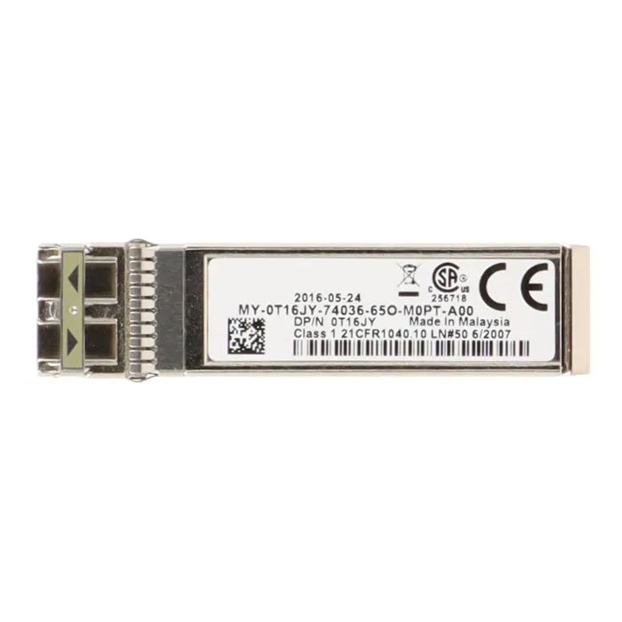 Dell 0T16JY | 10Gb/s 10GBase-SR Multi-Mode Fibre 850nm LC Connector SFP+ Transceiver Module Refurbished - Dell refurbished available on Gotodirect