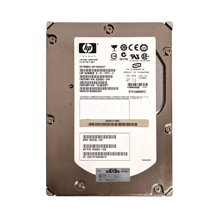 Seagate 9Z2004-044 | Cheetah 15K.5 Series 146.8GB 15000RPM Fibre Channel 4Gb/s 16MB Cache (CE) 3.5-Inch Hard Drive Refurbished - Seagate refurbished available on Gotodirect