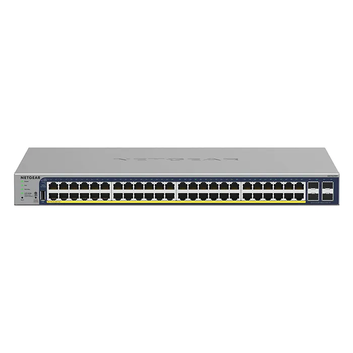 Netgear GS752TPP-300NAS | GS752TPPv3 48-Ports PoE+ Compliant Gigabit Managed Network Switch (760W) Refurbished - Netgear refurbished available on Gotodirect