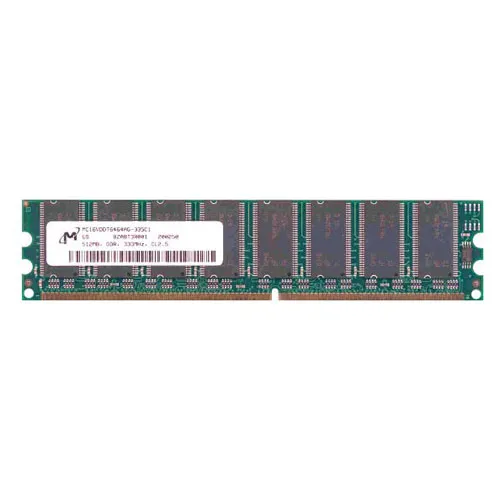 Buy Micron MC16VDDT6464AG-335C1 | 512MB DDR-333MHz PC2700 Non-ECC Unbuffered UDIMM CL2.5 2Rx8 2.5V 184-Pin Memory Module Refurbished - $83.38 Micron MC16VDDT6464AG-335C1 | 512MB DDR-333MHz PC2700 Non-ECC Unbuffered UDIMM CL2.5 2Rx8 2.5V 184-Pin Memory Module Refurbished - refurbished available on Gotodirect