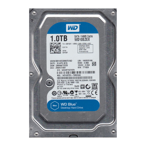 Western Digital WD10EZEX-75M2NA0 | Blue 1TB 3.5-inch 6GB/s SATA 7200RPM 64MB Cache Desktop Hard Drive Refurbished - Western Digital refurbished available on Gotodirect