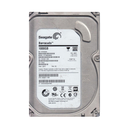 HP 662621-002 | 1TB 7200RPM SATA 6Gb/s NCQ LFF 3.5-inch Midline Hard Drive Refurbished - Hewlett-Packard (ou HP en abrégé) refurbished available on Gotodirect