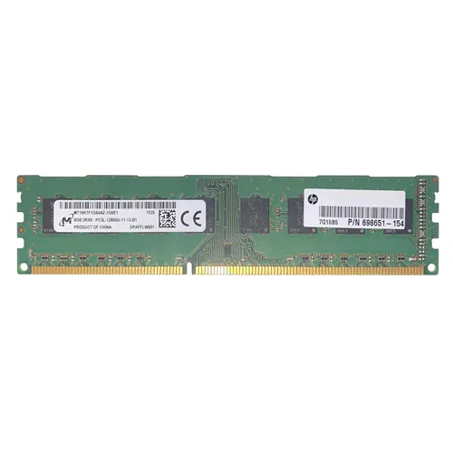 HP 698651-154 | 8GB DDR3-1600MHz PC3-12800 Non-ECC Unbuffered UDIMM CL11 2Rx8 1.35V 240-Pin Memory Module Refurbished - Hewlett-Packard (ou HP en abrégé) refurbished available on Gotodirect