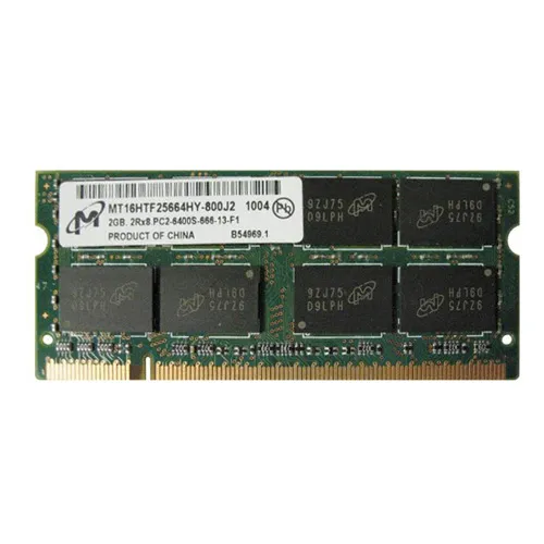 Buy Micron MT16HTF25664HY-800J2 | 2GB DDR2-800MHz PC2-6400 Non-ECC Unbuffered SODIMM CL6 2Rx8 1.8V 200-Pin Memory Module Refurbished - $84.59 Micron MT16HTF25664HY-800J2 | 2GB DDR2-800MHz PC2-6400 Non-ECC Unbuffered SODIMM CL6 2Rx8 1.8V 200-Pin Memory Module Refurbished - refurbished available on Gotodirect
