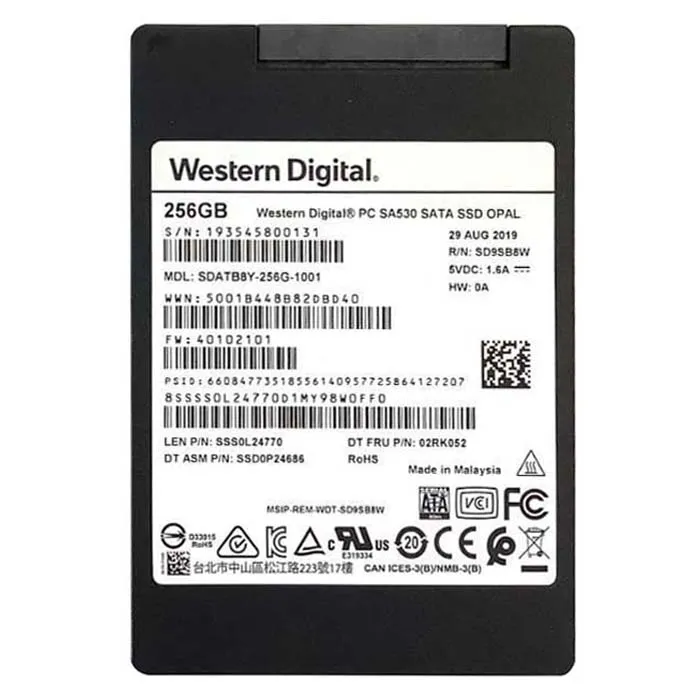 Western Digital SDATB8Y-256G-1001 | 256GB SATA 2.5-Inch Solid State Drive Refurbished - Western Digital refurbished available on Gotodirect