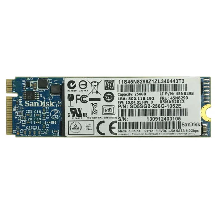 IBM 45N8299 | 256GB MLC SATA 6Gb/s Internal Solid State Drive for ThinkPad X1 Carbon Refurbished -  refurbished available on Gotodirect
