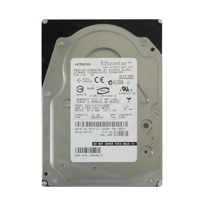 Buy Hitachi HUS151473VL3600 | Ultrastar 15K147 Series 73.4GB 15000RPM Ultra-320 SCSI 68-Pin 16MB Cache 3.5-inch Hard Drive Refurbished - $357.37 Hitachi HUS151473VL3600 | Ultrastar 15K147 Series 73.4GB 15000RPM Ultra-320 SCSI 68-Pin 16MB Cache 3.5-inch Hard Drive Refurbished - refurbished available on Gotodirect