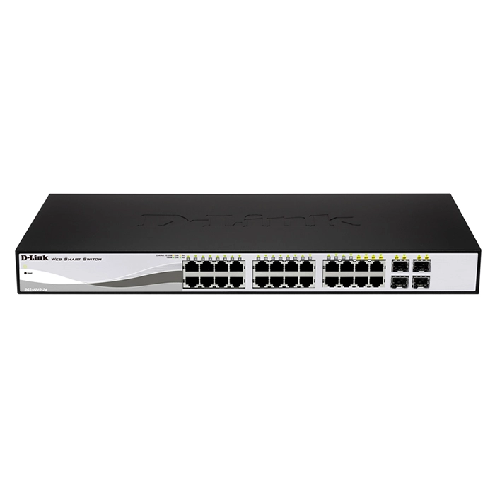 D-Link DGS-1210-24 | DES-1210 Series 24 x 10/100/1000Base-T RJ-45 and 4 x Combo RJ-45/SFP (mini-GBIC) Ports Layer 2 Gigabit Ethernet Switch Refurbished - D-Link refurbished available on Gotodirect