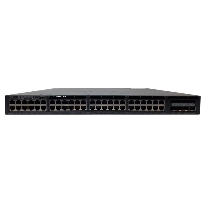 Cisco WS-C3650-48FD-S-RF | Catalyst 3650 Series 3650-48FD 48 x RJ-45 Ports PoE+ 10/100/1000Base-T + 2 x SFP+ Ports Layer 3 Managed Rack-mountable Gigabit Ethernet Network Switch Refurbished - Cisco Systems Inc. refurbished available on Gotodirect