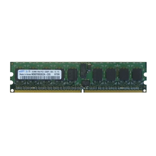 Samsung M393T6553EZA-CE6 | 512MB DDR2-667MHz PC2-5300 ECC Registered RDIMM CL5 1Rx8 1.8V 240-Pin Memory Module Refurbished - Samsung refurbished available on Gotodirect