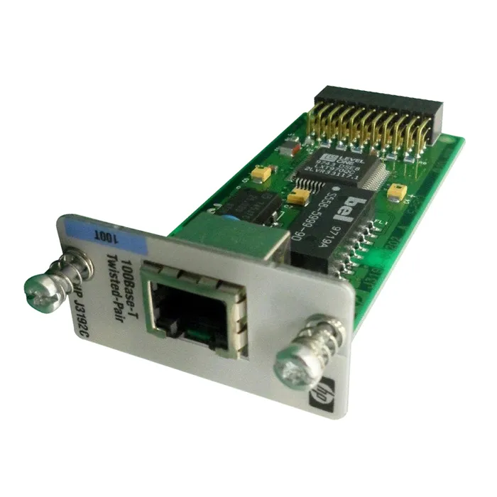 HP J3192-80002 | AdvanceStack 100Base-TX Unshielded Twisted Pair (UTP) RJ-45 Connector Transceiver Module Refurbished - Hewlett-Packard (ou HP en abrégé) refurbished available on Gotodirect