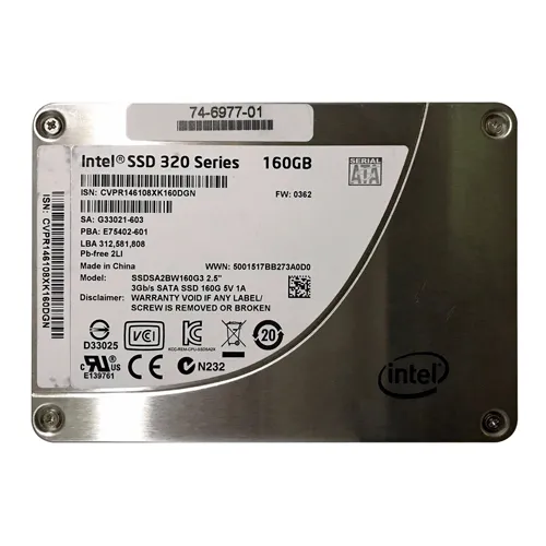 Intel SSDSA2BW160G3 | 320 160GB Multi-Level Cell SATA 3Gb/s 2.5-Inch Solid State Drive Refurbished - Intel refurbished available on Gotodirect