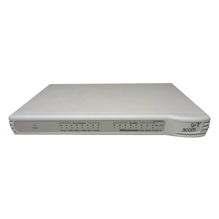 3Com 3C16791A | OfficeConnect 8 x 10/100Base-TX LAN Dual Speed Fast Ethernet Switch Refurbished -  refurbished available on Gotodirect