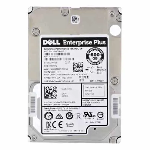 Dell 01X5Y9 | 600GB 15000RPM SAS 12Gb/s Hot-Pluggable (SED) 2.5-Inch Hard Drive for PowerEdge Server & PowerVault Storage Array Refurbished - Dell refurbished available on Gotodirect