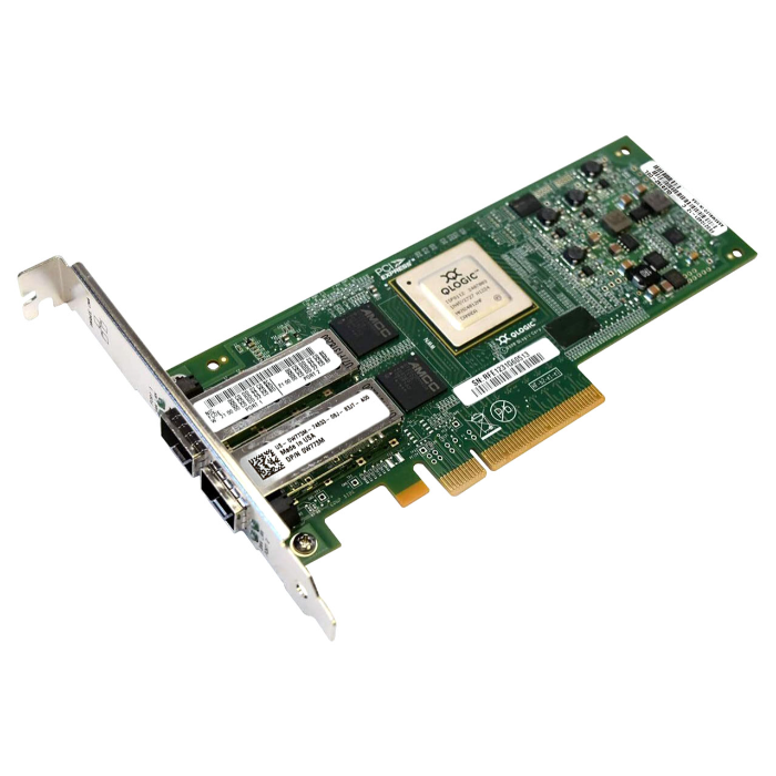 Dell 0W773M | QLogic QLE8152 2-Ports SFP+ 10Gb/s Fibre Channel (FCoE) PCI Express 2.0 x4 Converged Host Bus Adapter Refurbished - Dell refurbished available on Gotodirect