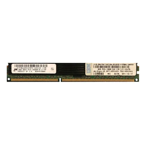 IBM 47J6152 | 8GB DDR3-1333MHz PC3-10600 ECC Registered VLP RDIMM CL9 2Rx8 1.5V 240-Pin Memory Module Refurbished -  refurbished available on Gotodirect