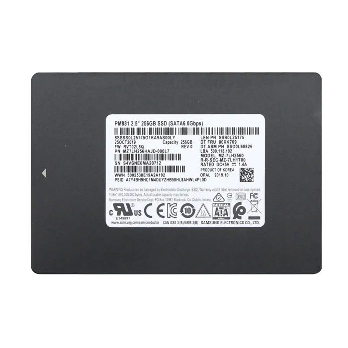 Lenovo 00XK769 | 256GB SATA 6GB/s 2.5 Inch Internal Solid State Drive Refurbished - Lenovo refurbished available on Gotodirect