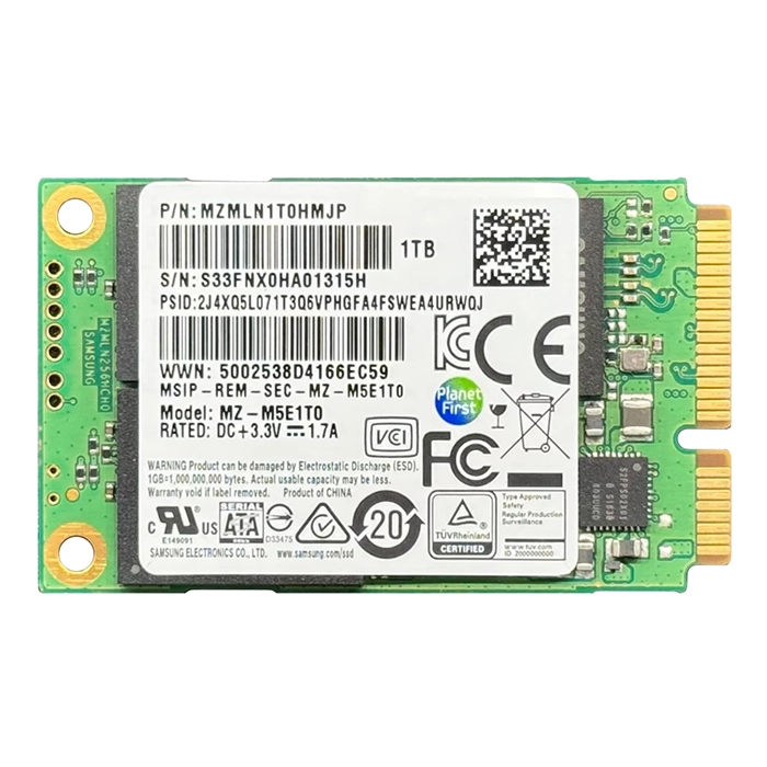 Samsung MZ-M5E1T0 | 850 EVO Series 1TB mSATA 6GB/s SATA 1GB Cache V-NAND Solid State Drive Refurbished - Samsung refurbished available on Gotodirect