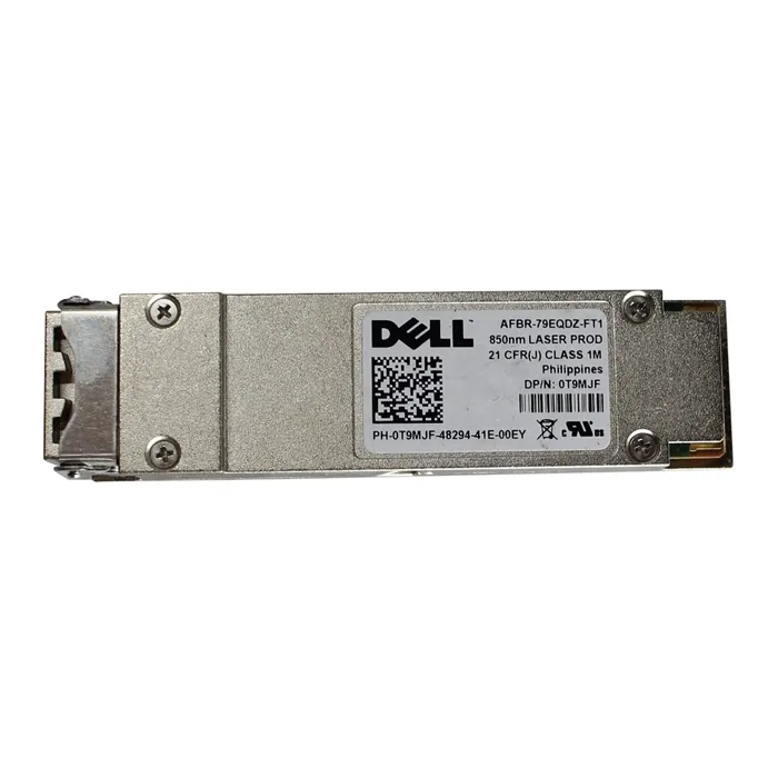 Dell 0T9MJF | 40Gb/s 40GBase-SR4 Multi-mode Fiber 150m 850nm MTP/MPO Connector QSFP+ Transceiver Module Refurbished - Dell refurbished available on Gotodirect