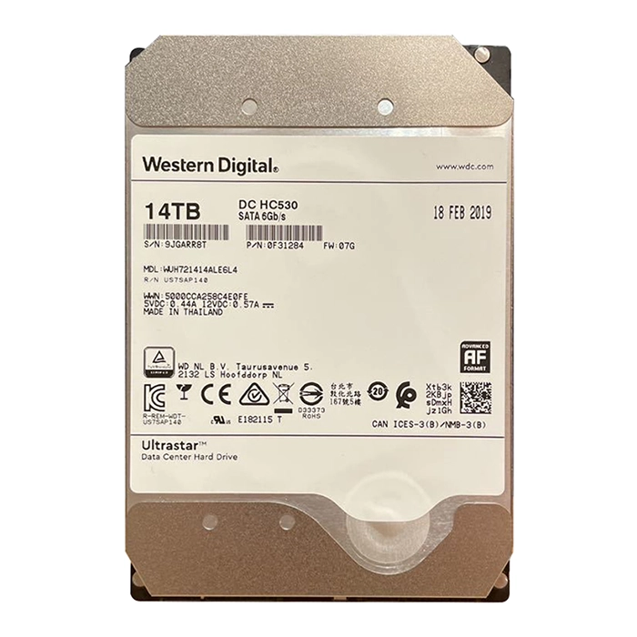 Western Digital 0F31284 | Ultrastar DC HC530 14TB 7200RPM SAS 12Gb/s 512MB Cache (512) 3.5-Inch Hard Drive Refurbished - Western Digital refurbished available on Gotodirect