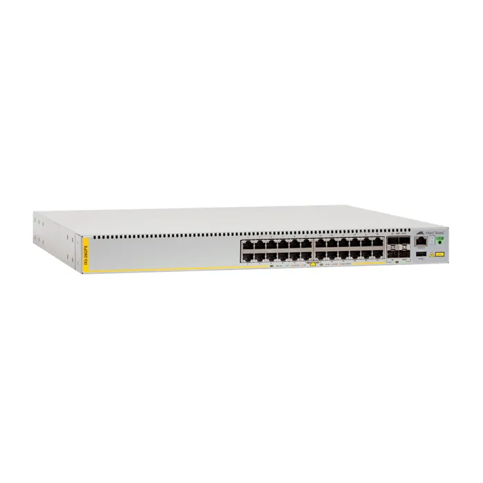 Allied Telesis AT-IX5-28GPX | 24-Ports 10/100/1000Mbps RJ-45 PoE+ Manageable Layer2 Rack-mountable Stackable Network Switch with 4x 10Gb/s SFP+ Upli Refurbished -  refurbished available on Gotodirect