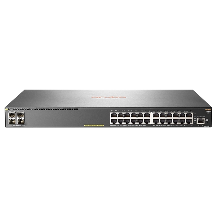 HP JL261A#ABA | Aruba 2930F Series 2930F 24G PoE+ 4SFP 24 x RJ-45 PoE+ 10/100/1000Base-T and 4 x SFP Ports Layer 3 Managed Gigabit Ethernet Network Switch Refurbished - Hewlett-Packard (ou HP en abrégé) refurbished available on Gotodirect