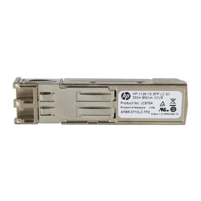 HP JC876A | X126 1Gb/s 1000Base-SX Multi-Mode Fibre 850nm 550m LC Connector SFP (mini-GBIC) Transceiver Module Refurbished - Hewlett-Packard (ou HP en abrégé) refurbished available on Gotodirect