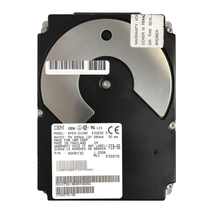 IBM 46H6132 | 1GB 5400RPM Ultra SCSI 512KB Cache 3.5-Inch Hard Drive Refurbished -  refurbished available on Gotodirect