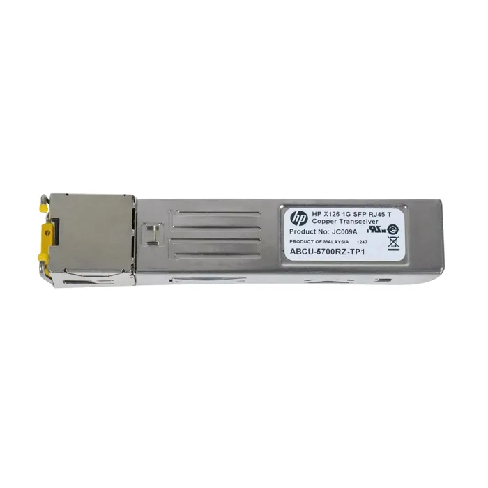 HP JC009A | X126 1Gb/s 1000Base-T Copper-Mode 100m RJ-45 Connector SFP Transceiver Module Refurbished - Hewlett-Packard (ou HP en abrégé) refurbished available on Gotodirect