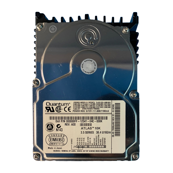 Dell TN36L462 | 36.4GB 10000RPM Ultra160 SCSI 4MB Cache 80-Pin 3.5-Inch Hard Drive Refurbished - Dell refurbished available on Gotodirect
