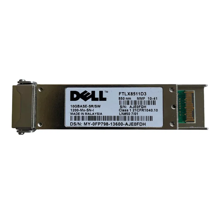 Dell FP798 | 10Gb/s 10GBase-SR Multi-Mode Fibre 850nm 300m LC Connector XFP Transceiver Module Refurbished - Dell refurbished available on Gotodirect
