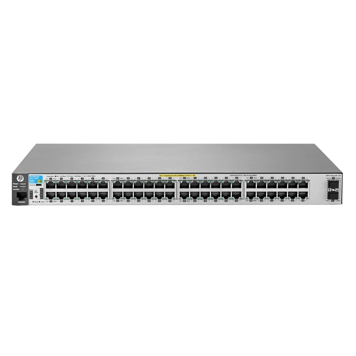 HP J9853-61001 | ProCurve 2530 Series 2530-48G-PoE+-2SFP+ 48 x RJ-45 Ports PoE+ 10/100/1000Base-T + 2 x SFP+ Ports Layer 2 Managed Rack-mountable Gigabit Ethernet Network Switch Refurbished - Hewlett-Packard (ou HP en abrégé) refurbished available on Gotodirect