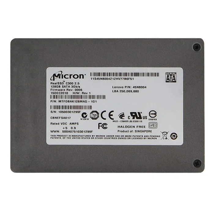 Lenovo 45N8004 | 128GB Multi-Level Cell SATA 3Gb/s 2.5-Inch Solid State Drive Refurbished - Lenovo refurbished available on Gotodirect