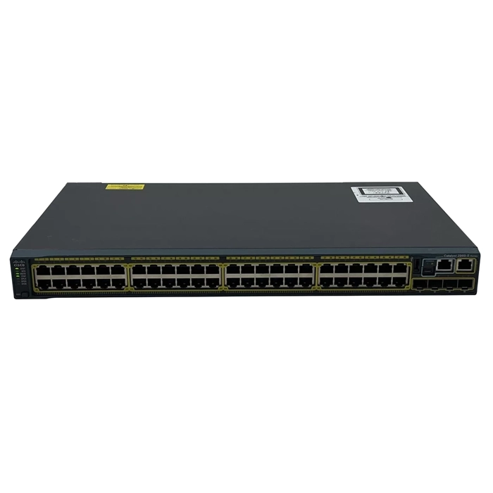 Cisco WS-C2960S-48TS-L-RF | Catalyst 2960S Series 2960S-48TS 48 x RJ-45 Ports 10/100/1000Base-T + 4 x SFP Ports Layer 2 Managed Rack-mountable Gigabit Ethernet Network Switch Refurbished - Cisco Systems Inc. refurbished available on Gotodirect