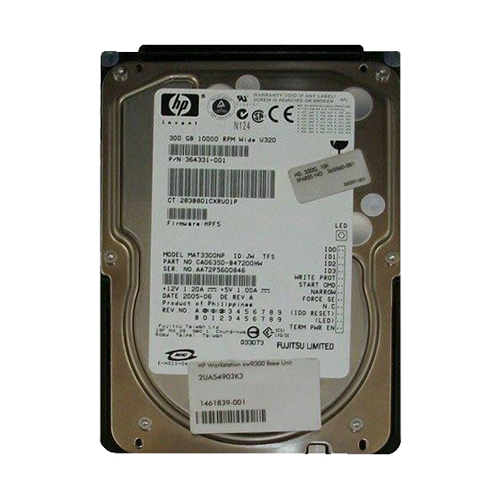 HP 364331-001 | 300GB 10000RPM Ultra320 SCSI 8MB Cache LVD 68-Pin 3.5-inch Hard Drive Refurbished - Hewlett-Packard (ou HP en abrégé) refurbished available on Gotodirect