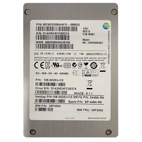 NetApp X448A-R6 | 200GB SAS 6Gb/s 3.5-Inch Solid State Drive Refurbished -  refurbished available on Gotodirect