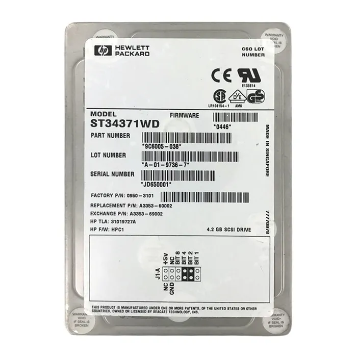 Buy Seagate ST34371WD | BarraCuda 4LP Series 4.3GB 7200RPM Ultra Wide SCSI 512KB Cache 3.5-Inch Hard Drive Refurbished - $598.24 Seagate ST34371WD | BarraCuda 4LP Series 4.3GB 7200RPM Ultra Wide SCSI 512KB Cache 3.5-Inch Hard Drive Refurbished - Seagate refurbished available on Gotodirect