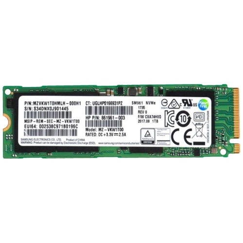 HP 861961-003 | 1TB Multi-Level Cell PCI Express NVMe 3.0 x4 M.2 2280 Solid State Drive Refurbished - Hewlett-Packard (ou HP en abrégé) refurbished available on Gotodirect