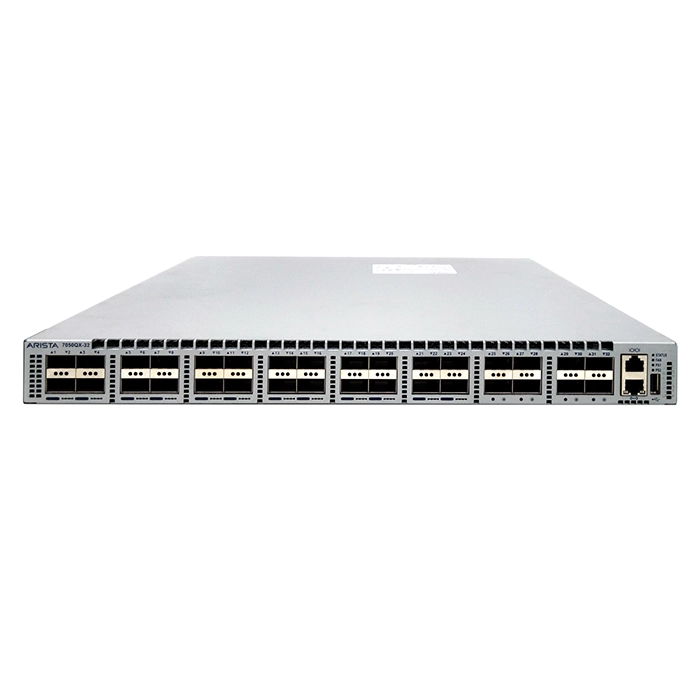 Buy Arista DCS-7050QX-32-R | 7050 32x QSFP+ Switch Rear-to-front Airflow and 2x 460W AC Power Supplies Refurbished - $139.64 Arista DCS-7050QX-32-R | 7050 32x QSFP+ Switch Rear-to-front Airflow and 2x 460W AC Power Supplies Refurbished - Arista Networks (as it's a well-known brand in the refurbished available on Gotodirect