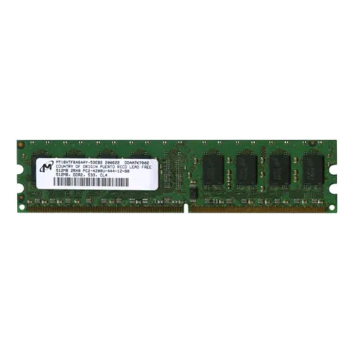 Micron MT16HTF6464AY-53EB2 | 512MB DDR2-533MHz PC2-4200 Non-ECC Unbuffered UDIMM CL4 2Rx8 1.8V 240-Pin Memory Module Refurbished -  refurbished available on Gotodirect