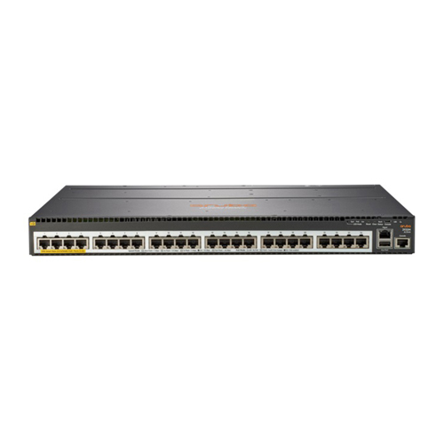 HP JL324A | Aruba 2930M Series 2930M-24-PoE+ 24 x 5GBase-T RJ-45 PoE+ and 1 x Stacking Module and 1 x Uplink Module Slot Layer 3 Managed Gigabit Network Switch Refurbished - Hewlett-Packard (ou HP en abrégé) refurbished available on Gotodirect