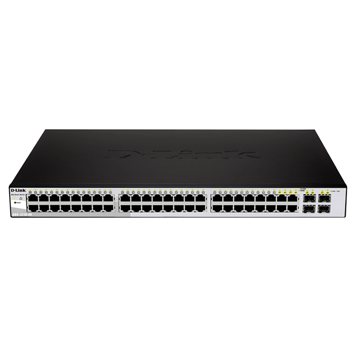 D-Link DGS-1210-48 | DES-1210 Series 48 x 10/100/1000Base-T RJ-45 and 4 x Combo RJ-45/SFP (mini-GBIC) Ports Layer 2 Gigabit Ethernet Switch Refurbished - D-Link refurbished available on Gotodirect