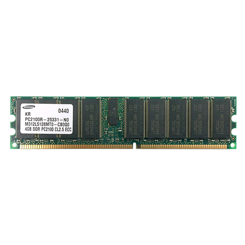 Samsung M312L5128MT0-CB0Q0 | 4GB DDR-266MHz PC-2100 ECC Registered RDIMM CL2.5 2Rx4 2.5V 184-Pin Memory Module Refurbished - Samsung refurbished available on Gotodirect