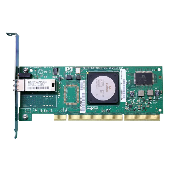 HP AB378-67101 | Single-Port 4Gb/s 64Bit 266MHz Fibre Channel PCI-X 2.0 Host Bus Network Adapter Refurbished - Hewlett-Packard (ou HP en abrégé) refurbished available on Gotodirect