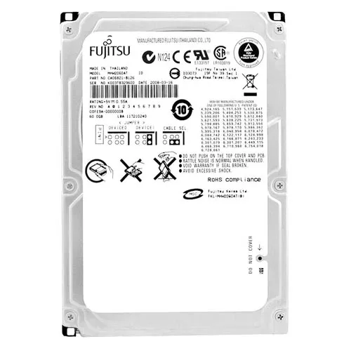 Fujitsu MHW2060AT | Mobile 60GB 4200RPM IDE Ultra ATA/133 (ATA-7) 2MB Cache 2.5-Inch Hard Drive Refurbished - Fujitsu refurbished available on Gotodirect