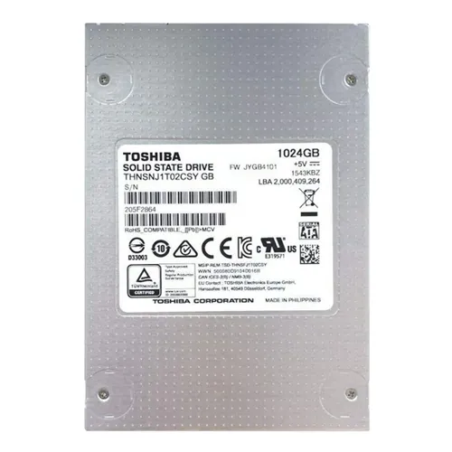 Toshiba THNSNJ1T02CSY | HG6 Series 1TB Multi-Level Cell SATA 6Gb/s NAND Flash Hot-Pluggable 2.5-Inch Solid State Drive Refurbished - Toshiba refurbished available on Gotodirect