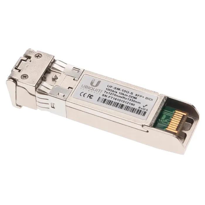 Buy Ubiquiti UF-SM-10G-S | 10Gb/s BiDi Single-mode Fiber 10km RX/TX 1270/1330nm LC Connector SFP+ Transceiver Module (2-Pack) Refurbished - $312.33 Ubiquiti UF-SM-10G-S | 10Gb/s BiDi Single-mode Fiber 10km RX/TX 1270/1330nm LC Connector SFP+ Transceiver Module (2-Pack) Refurbished - Ubiquiti refurbished available on Gotodirect