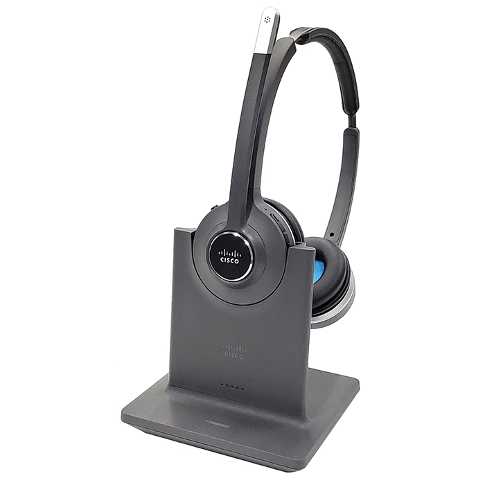 Cisco CP-HS-WL-562-S-US-RF | 562 Wireless Dual Headset with Standard Base Station for IP Phone 6841 / 6851 / 7821 Refurbished - Cisco Systems Inc. refurbished available on Gotodirect